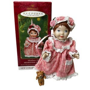 Hallmark Mistletoe Miss Keepsake Ornament #1 in Collectors Series 2001 Porcelain